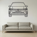 Front View Metal Wall Frame - Wallstks