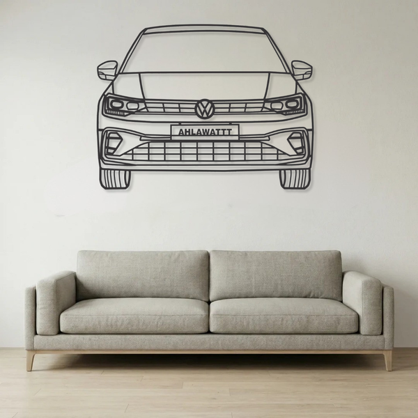 Front View Metal Wall Frame - Wallstks