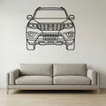 Front View Metal Wall Frame - Wallstks