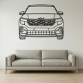 Front View Metal Wall Frame - Wallstks