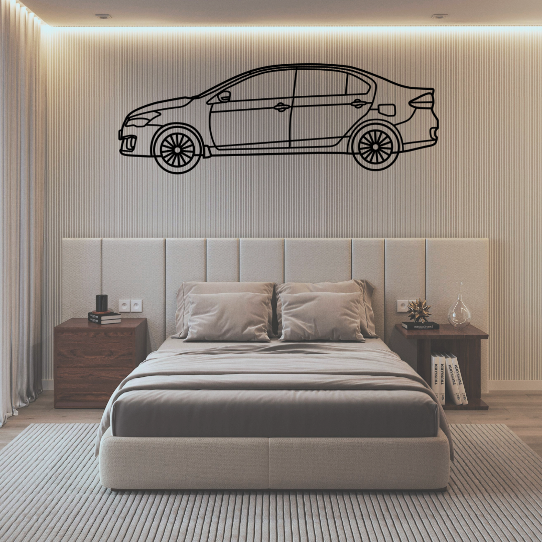 Side View Metal Wall Frame - Wallstks