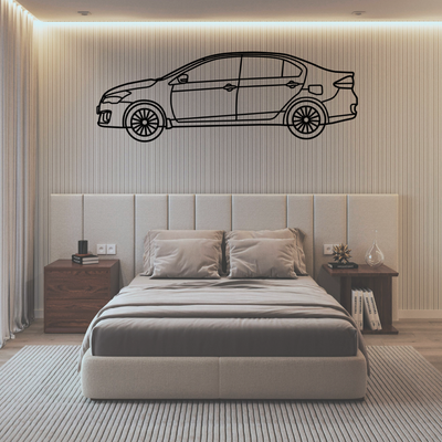 Side View Metal Wall Frame - Wallstks