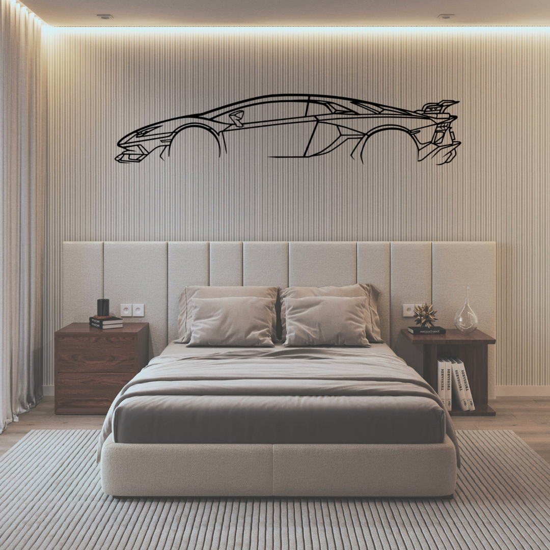 Side View Metal Wall Frame - Wallstks
