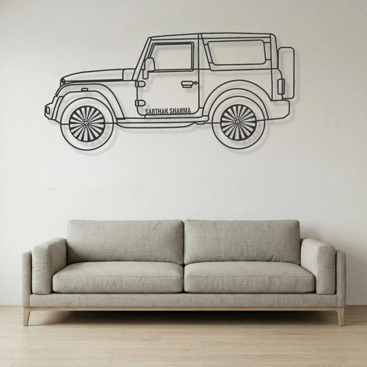 Thar Side View Metal Frame