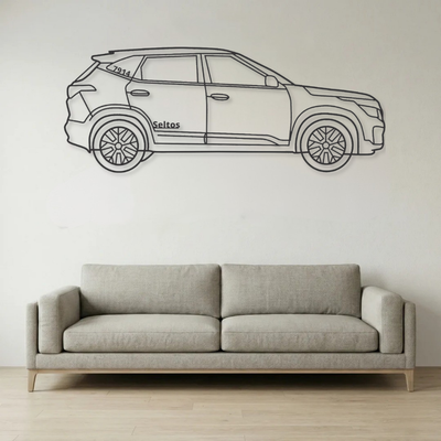 Side View Metal Wall Frame - Wallstks
