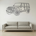 Side View Metal Wall Frame - Wallstks