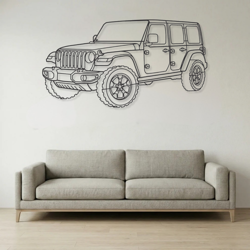 Side View Metal Wall Frame - Wallstks