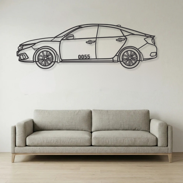 Side View Metal Wall Frame - Wallstks