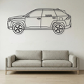 Side View Metal Wall Frame - Wallstks