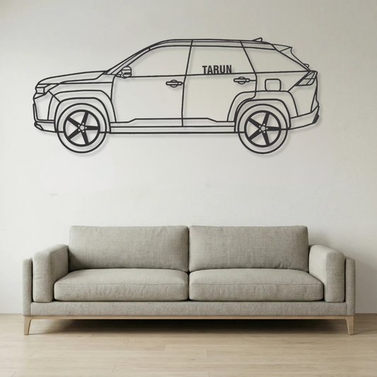 Side view metal frame