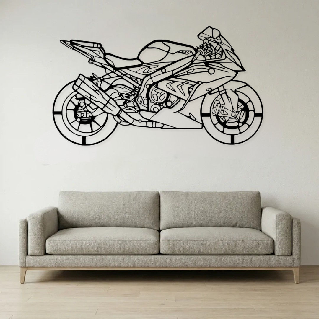 Side view metal frame