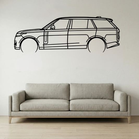 Side view metal frame