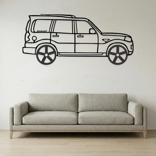 Side view metal frame